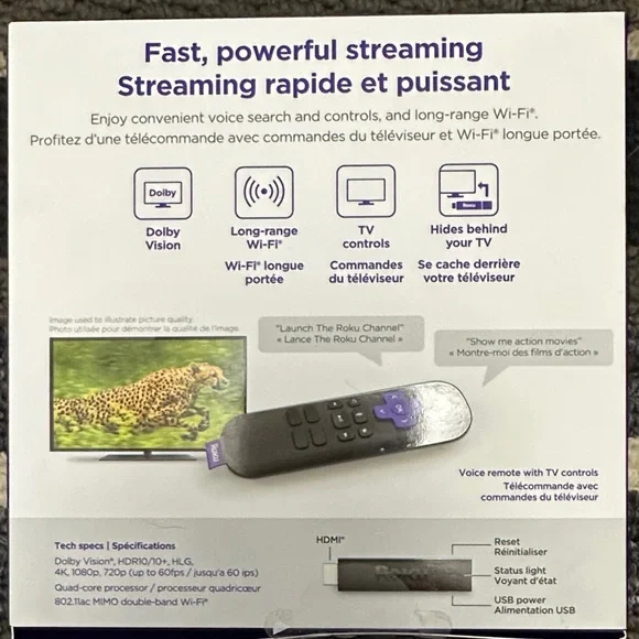 NWT Roku Streaming Stick 4K with Remote - Picture 5 of 7